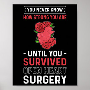 Herzkrankheit Monat. Herzliche Operation. Herzgesu Poster