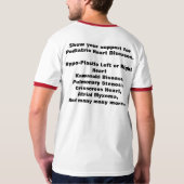 Herzkrankheit T-Shirt (Schwarz voll)