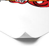 Herzkrankheit Tattoo Herz Poster (Ecke)