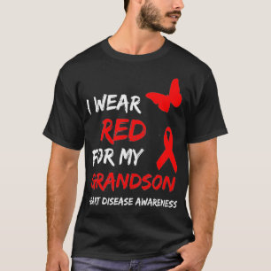 Herzkrankheiten-Bewusstsein Ich trage Rot für mein T-Shirt