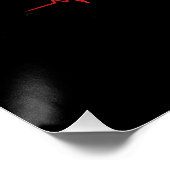 Herzkrankheiten Bewusstsein Poster (Ecke)