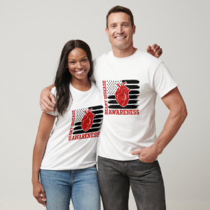 Herzkrankheiten Bewusstsein T-Shirt