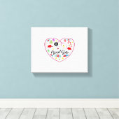 Herzkrankheiten, Halloween-T - Shirt Leinwanddruck (Insitu (Holzboden))