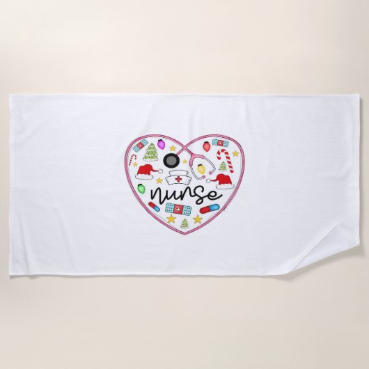 Herzkrankheiten, Halloween-T - Shirt Strandtuch (Vorderseite)