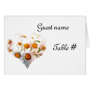 Herzkrankheiten - Platzkarte Hochzeiten