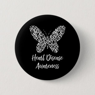 Herzkrankheiten Sensibilisierung Schmetterling Ges Button