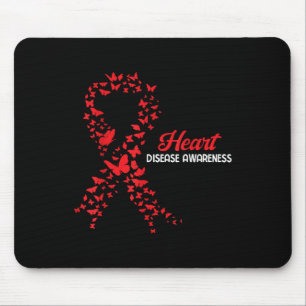 Herzkrankheiten Sensibilisierung Schmetterling Go  Mousepad