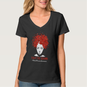 Herzkrankheiten Sensibilisierungsmonat Kampf gegen T-Shirt