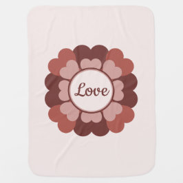 Herzkranz Babydecke
