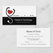 Herzkranz bei Kindern und Jugendlichen mit Stethos Terminkarte (Vorne/Hinten)