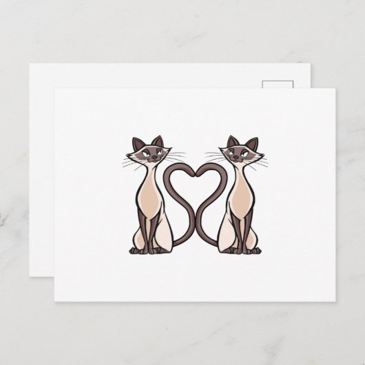 Herzkranz Postkarte (Vorne/Hinten)