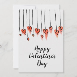 Herzkranz   Valentinstag Feiertagskarte