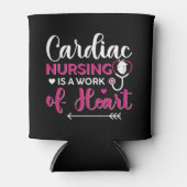 Herzkranzforscher Herzschlag Kardiologie Herzkrank Dosenkühler (Vorderseite)