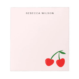 Herzkreislauf Personalisiert Valentine Rosa Notizblock