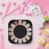 Herzkreislauf zum Kartenspielen Pappteller (Party)