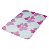 Herzkreuz Badematte (Schrägansicht)