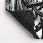 Herzkreuz Friedhof Mousepad (Ecke)