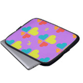 Herzkreuz Laptopschutzhülle (Vorne Knopf)