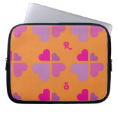 Herzkreuz Laptopschutzhülle (Vorderseite)
