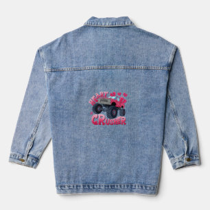 Herzkreuz Monster Truck Jeansjacke