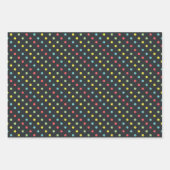 Herzkreuz-Muster mit Liebe verziert Geschenkpapier Set (Vorderseite 2)