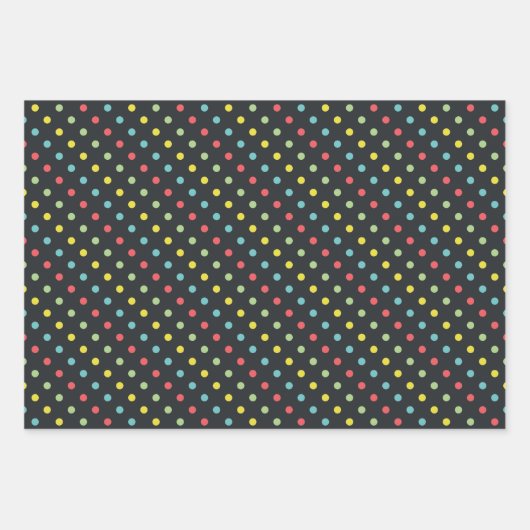 Herzkreuz-Muster mit Liebe verziert Geschenkpapier Set (Vorderseite 2)