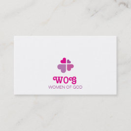 Herzkreuz Visitenkarte