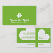 Herzkreuz Visitenkarte (Vorne/Hinten)