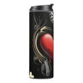 "Herzkriminalität" Thermosbecher (Nach links gedreht)