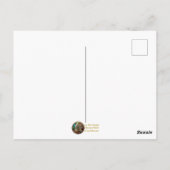 Herzkrümel und -gepäck für Krieger Postkarte (Rückseite)