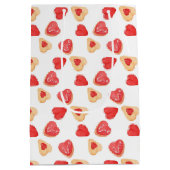 Herzkrümelpapier Valentines Wrapping Mittlere Geschenktüte (Rückseite)