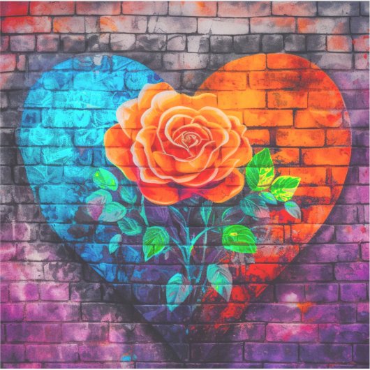 Herzkunst Aufkleber (Vorderseite)