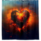 Herzkunst Duschvorhang (Vorderseite)