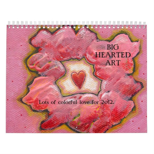 Herzkunst-Kalenderspaß 2012 bunt Kalender (Titelbild)