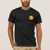 Herzkuss emoji T-Shirt (Vorderseite)