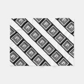 Herzlabyrinth Fleecedecke (Vorderseite (Horizontal))