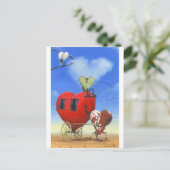 Herzländer Postkarte (Stehend Vorderseite)