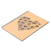 Herzleoparden, kundenspezifische Notebooks Notizblock (Linke Seite)