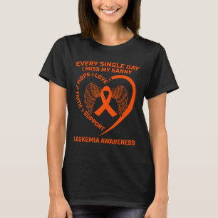 Herzleukämie Bewusstsein in Erinnerung an meine Ni T-Shirt