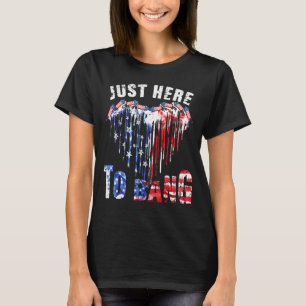 Herzlich Amerikanische Unabhängigkeitstag 4. Juli  T-Shirt