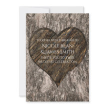 Herzlich begehter Tree Trunk Rustikale Hochzeitsei