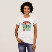 Herzlich. Donate Life Retrodesign T-Shirt (Vorne ganz)