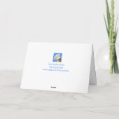 Herzlich gedankenvolles Schaf zum Geburtstag Karte (Rückseite)