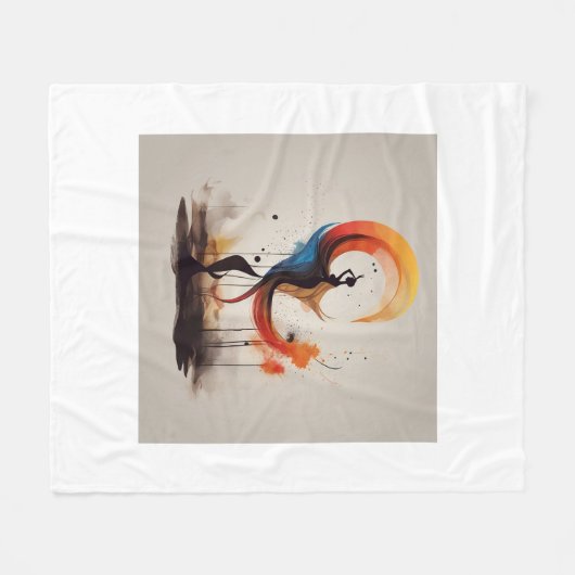 herzlich geöffnet fleecedecke (Vorderseite (Horizontal))