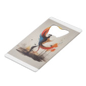 herzlich geöffnet geldbeutel flaschenöffner (Rückseite Schrägansicht)