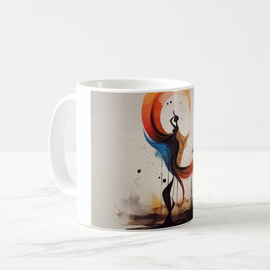 herzlich geöffnet kaffeetasse (Vorderseite Links)