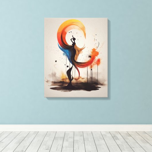 herzlich geöffnet leinwanddruck (Insitu (Holzboden))