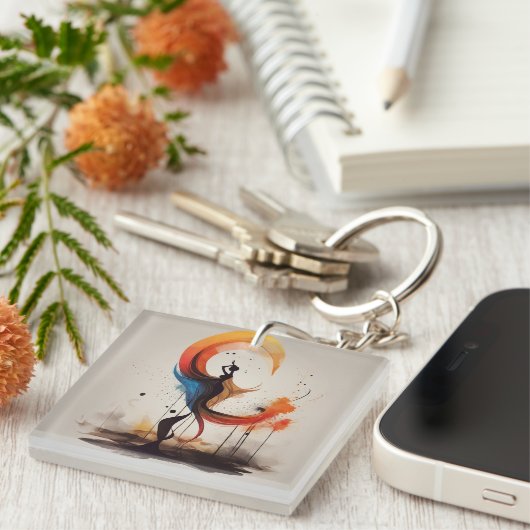 herzlich geöffnet schlüsselanhänger (Vorderseite rechts)