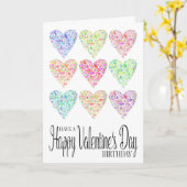 Herzlich glücklicher Valentinstag Karte (Gelbe Blume)