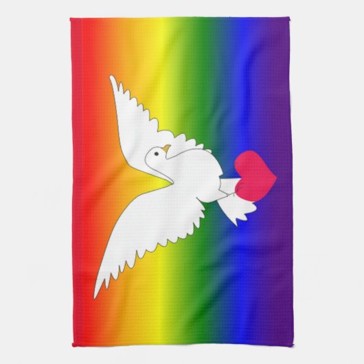 HERZLICH HERZEN HANDTUCH (Vertikal)